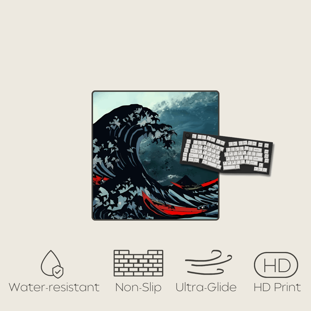 Rogue Tide - Great Wave Mouse Pads