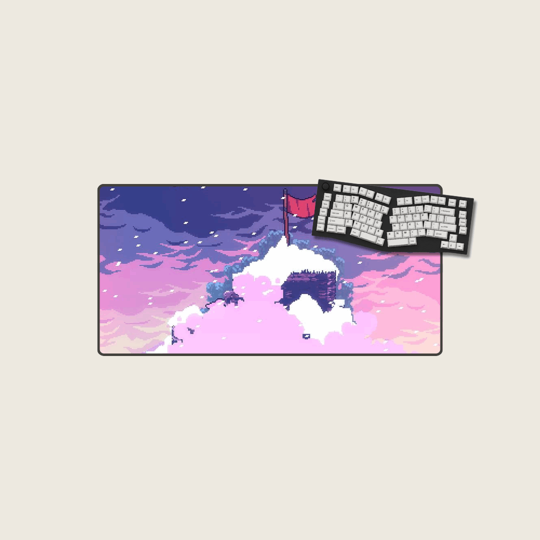 Celeste Summit - Cityscape Mouse Pads