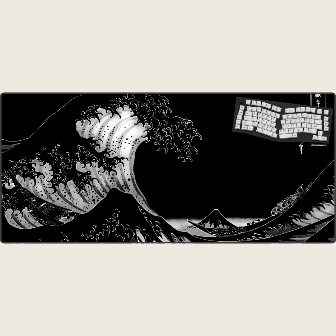 Ghost Break - Great Wave Mouse Pads