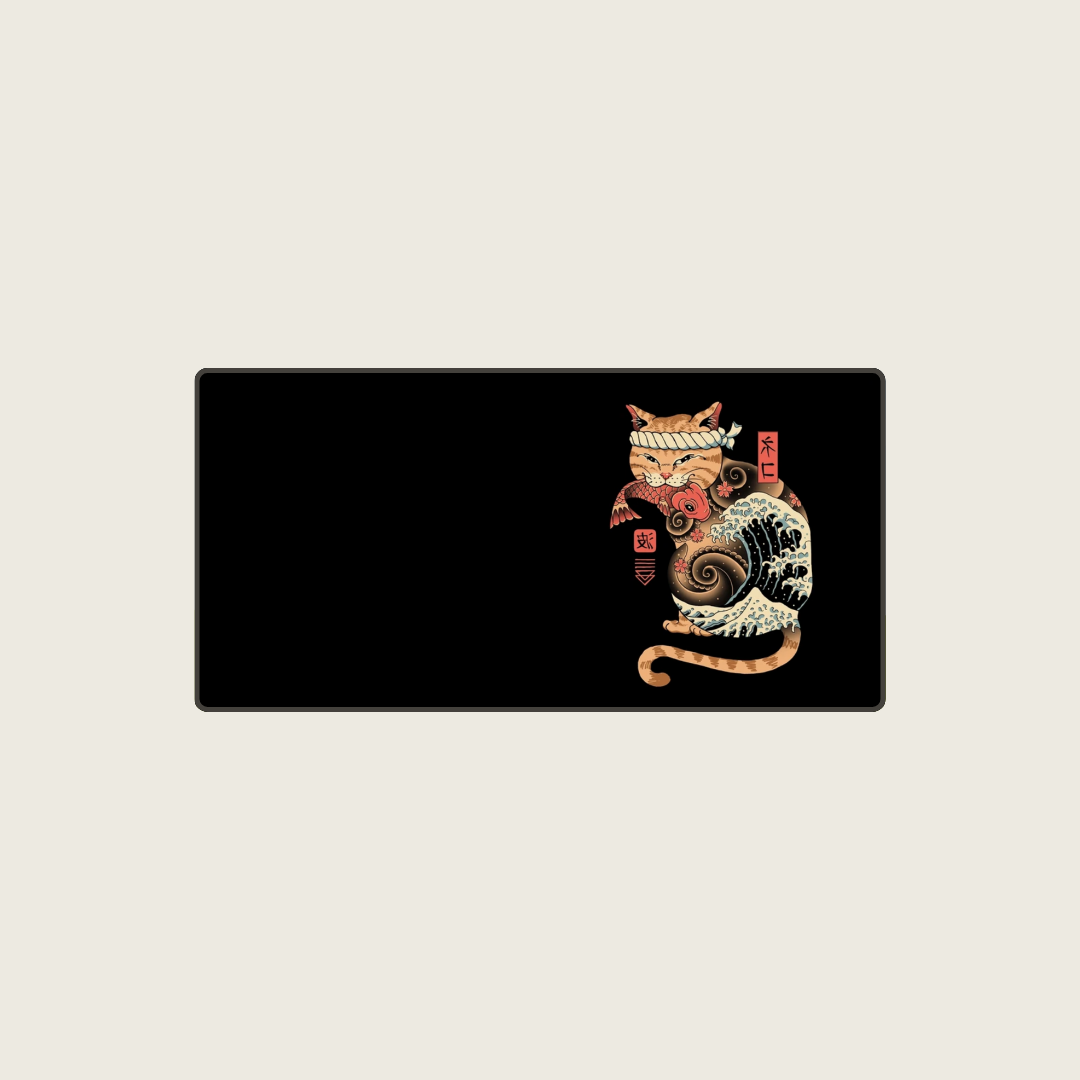 Surfclaw - Ninja Cat Mouse Pads