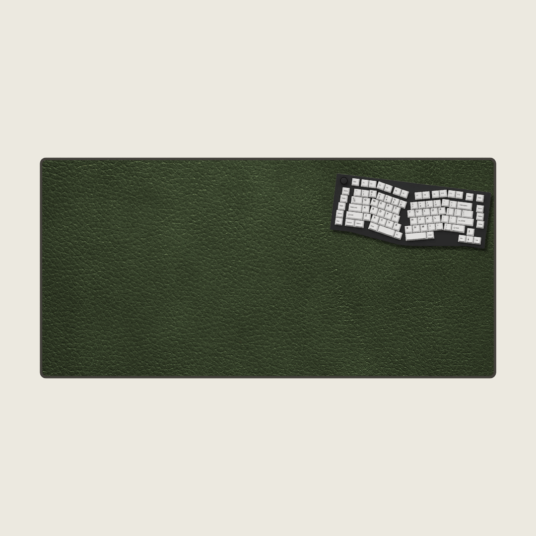 Olive - Essentials Leather Mouse Pads