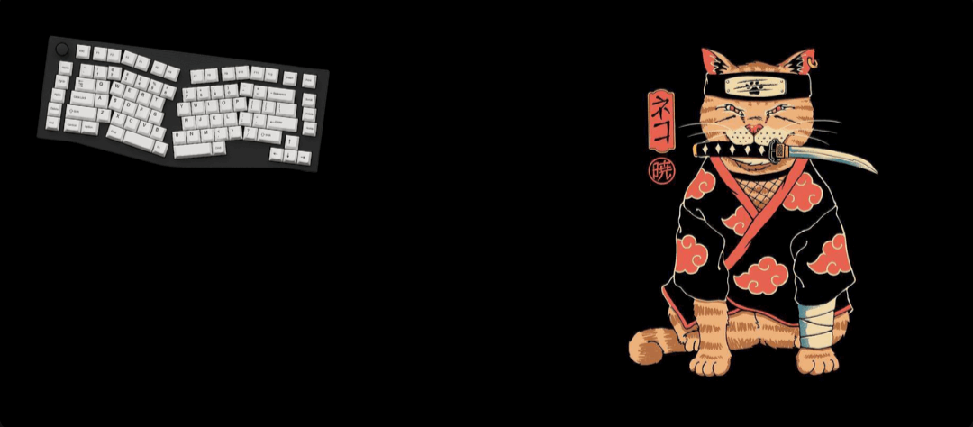 Fangblade - Ninja Cat Mouse Pads