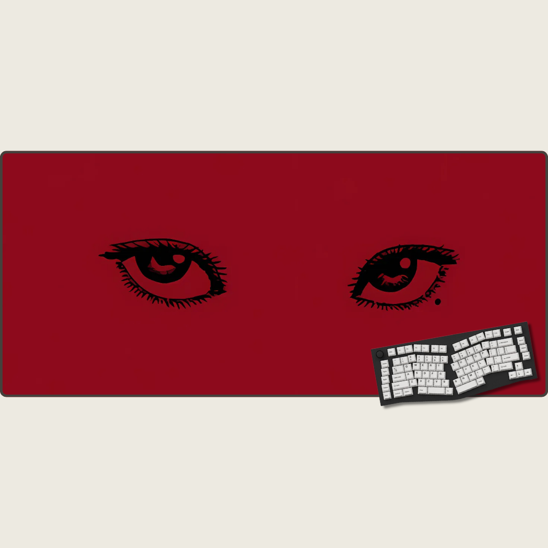 Femme en Rouge - Valentine's Mouse Pads