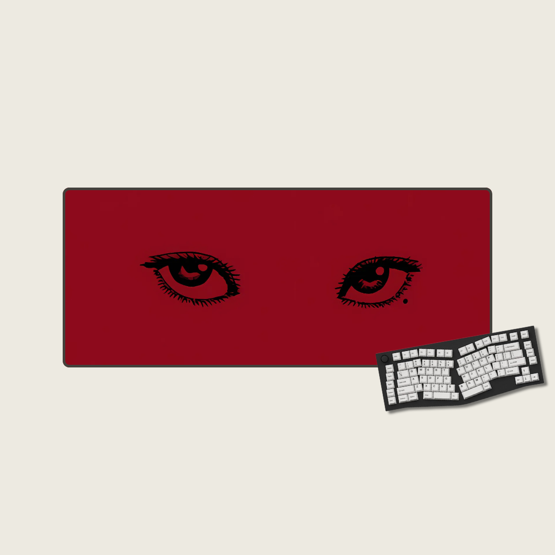 Femme en Rouge - Valentine's Mouse Pads