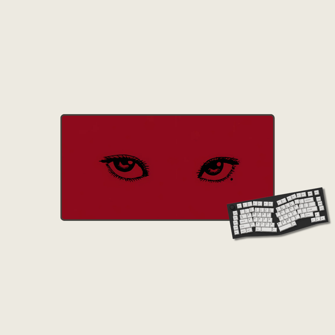 Femme en Rouge - Valentine's Mouse Pads