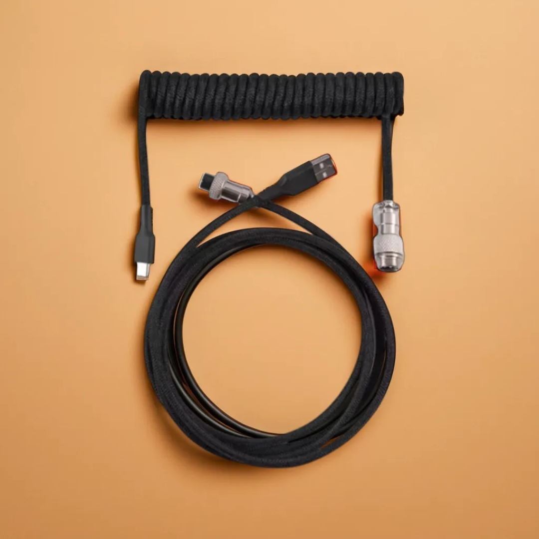 Coiled Keyboard Cables - uncapd. – Custom Gaming Mouse Pads | XXL & XXXXL Mouse Mats