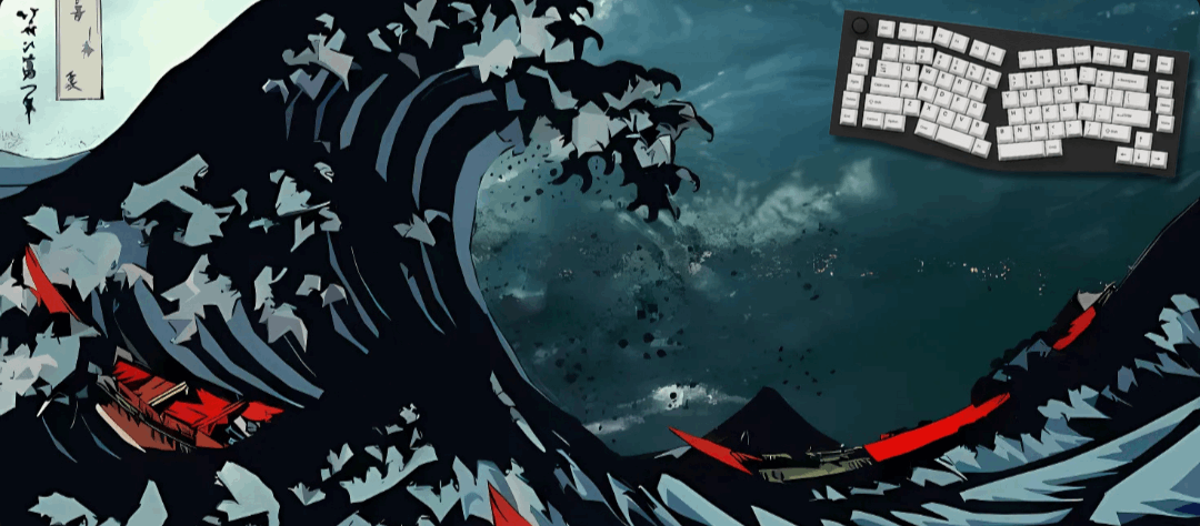 Rogue Tide - Great Wave Mouse Pads