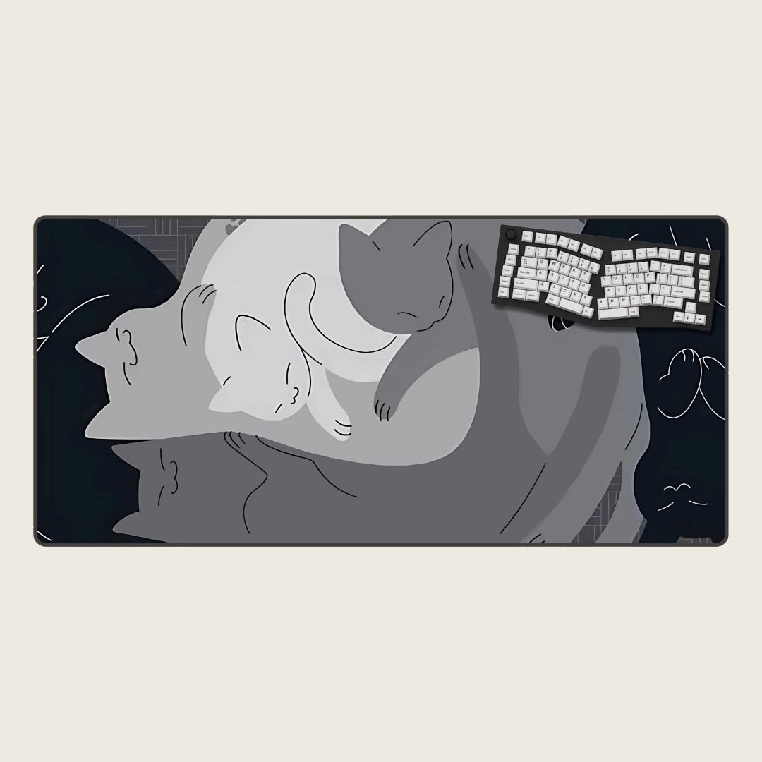 Grey - Purrfection Cat Mouse Pads