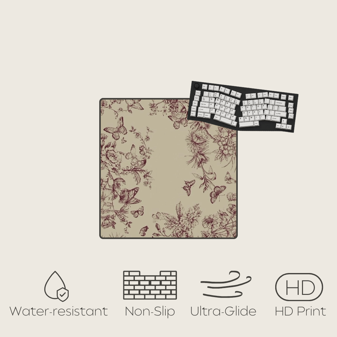 Flutter By - Valentine's Mouse Pads