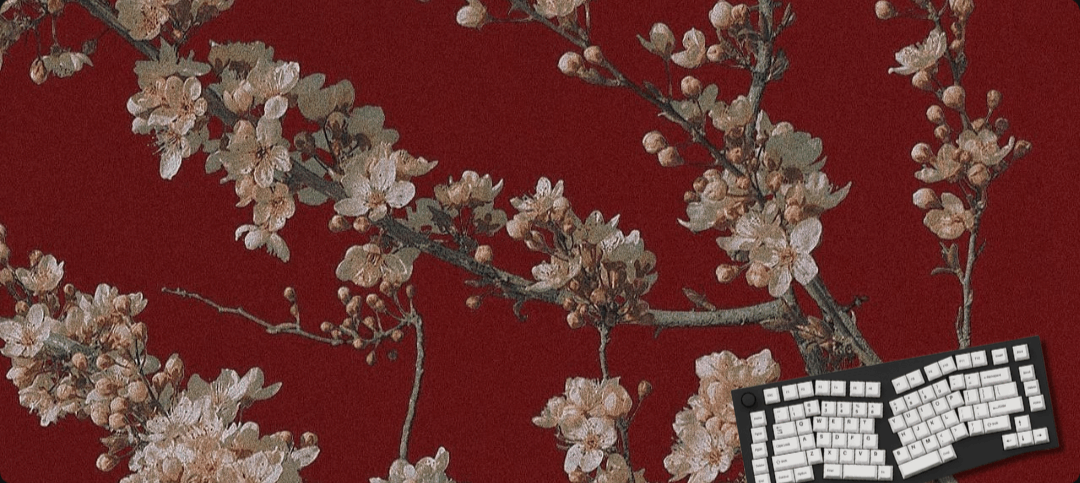 Crimson Bloom - Valentine's Mouse Pads