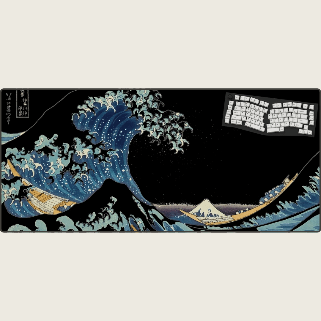 Abyss Wave - Great Wave Mouse Pads