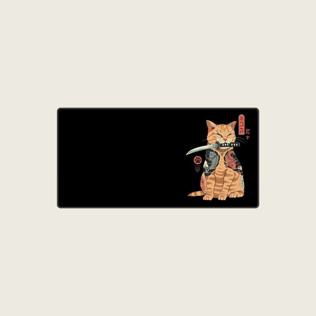 Irongrip - Ninja Cat Mouse Pads