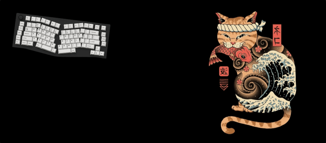 Surfclaw - Ninja Cat Mouse Pads