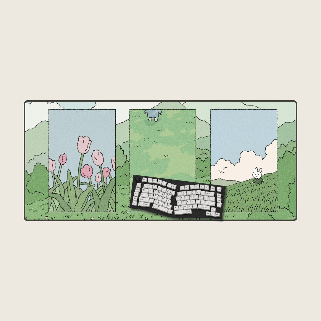 Morning Mosaic - Dream Landscape Mouse Pads