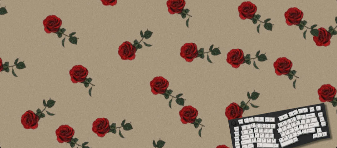 Rosy Whispers - Valentine's Mouse Pads