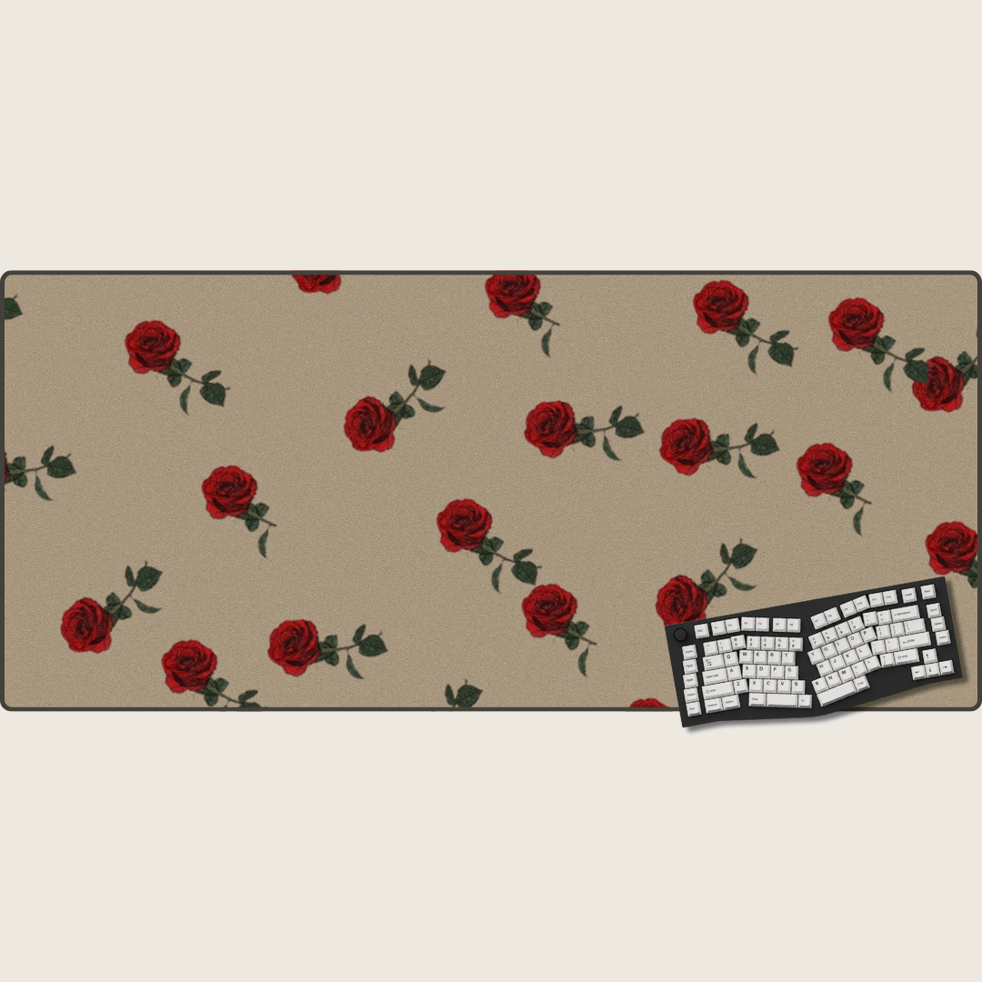 Rosy Whispers - Valentine's Mouse Pads