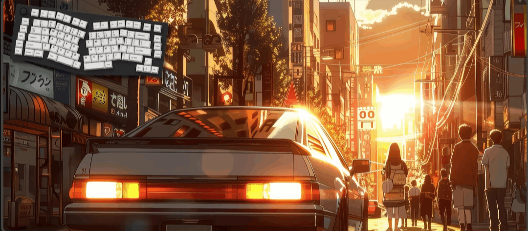 AE86: Rising Sun - Car Mouse Pads