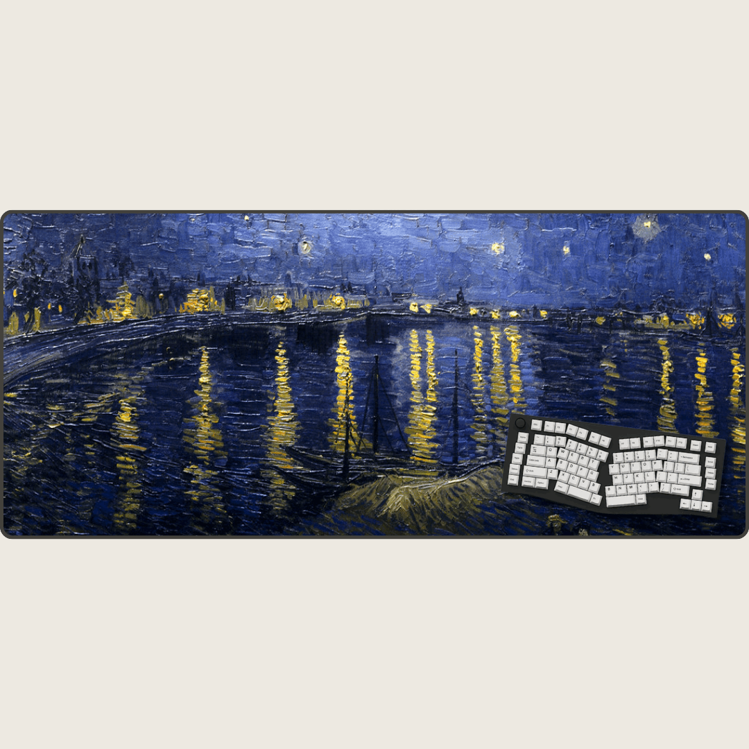 Celestial Rhone - Van Gogh Art Mouse Pads