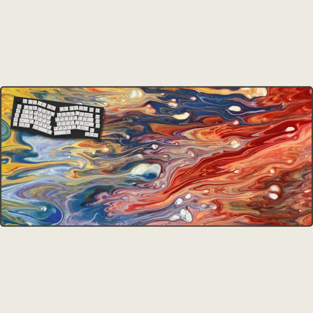 Mercury Mist - Swirl Mouse Pads