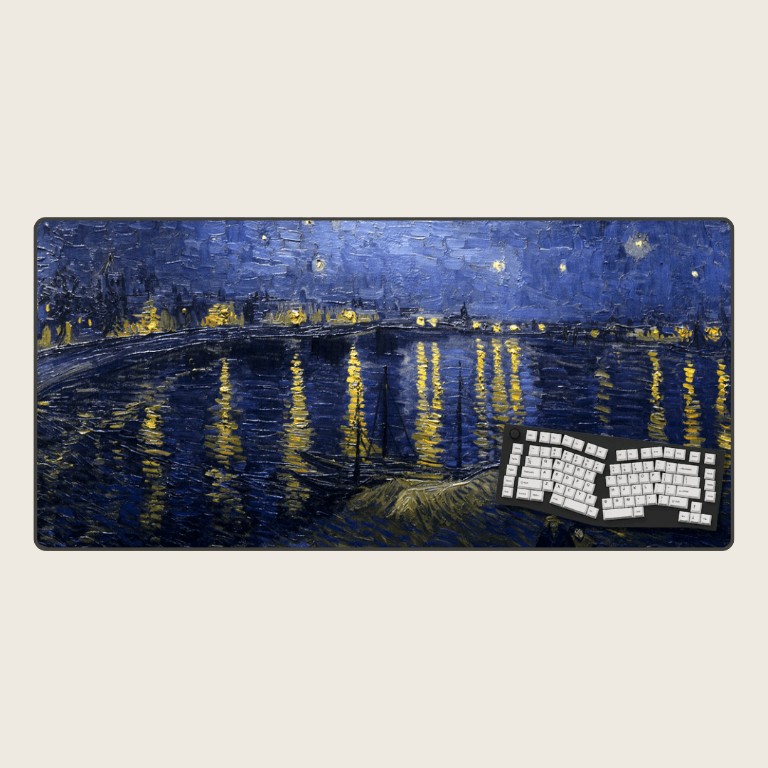 Celestial Rhone - Van Gogh Art Mouse Pads