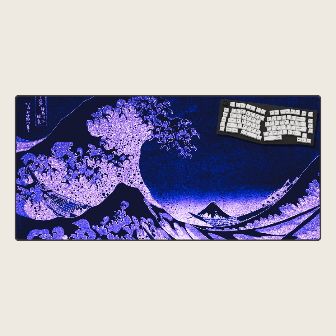 Nebula Curl - Great Wave Mouse Pads