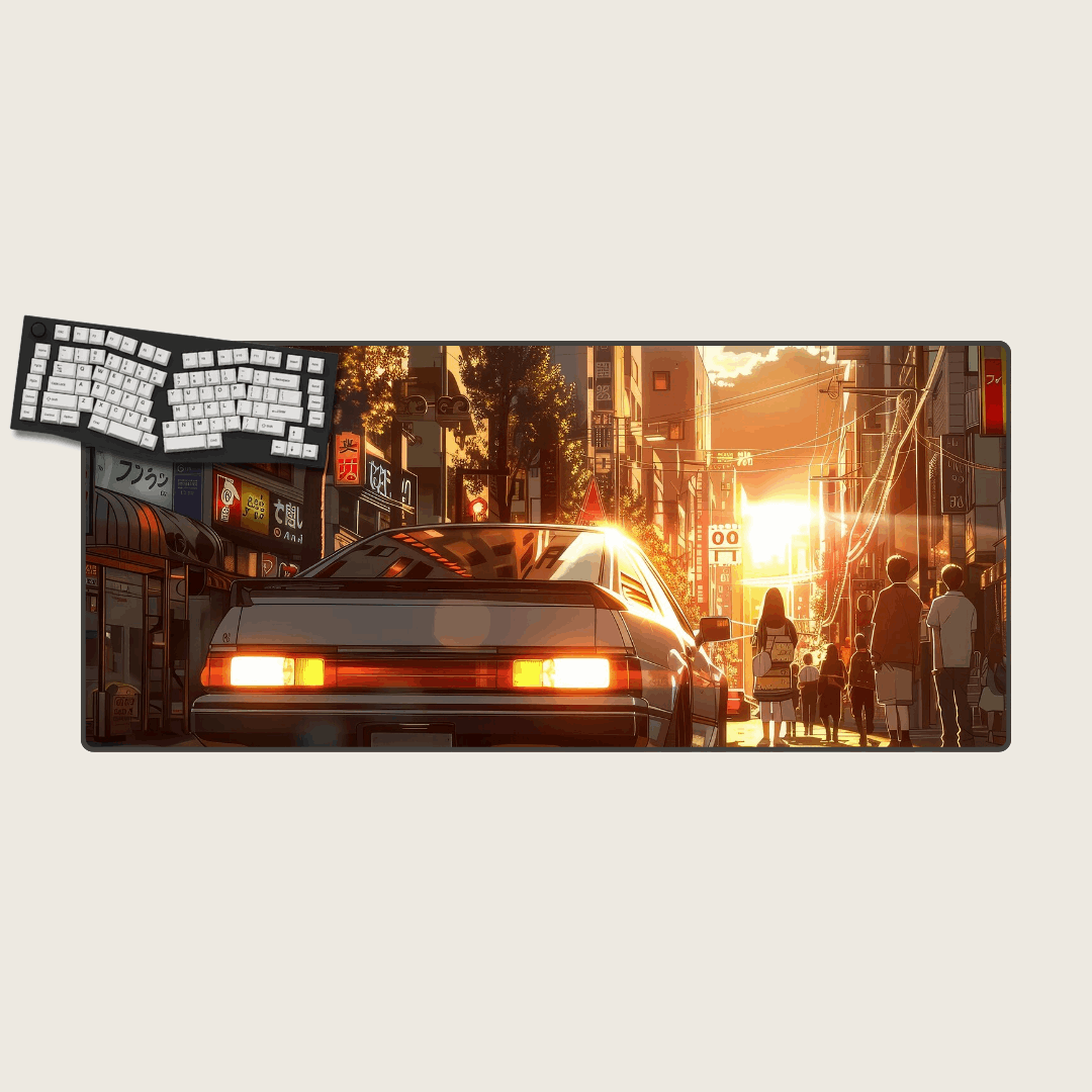 AE86: Rising Sun - Car Mouse Pads