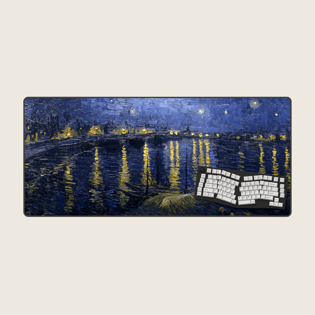 Celestial Rhone - Van Gogh Art Mouse Pads