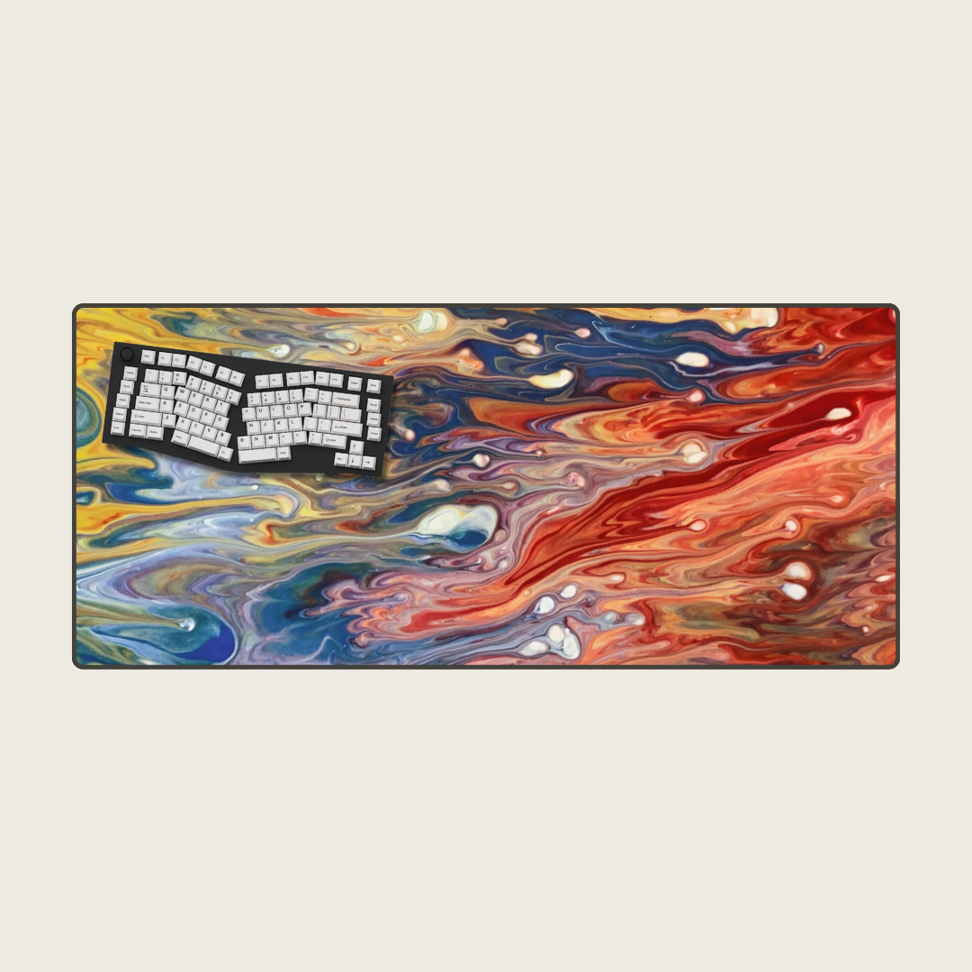Mercury Mist - Swirl Mouse Pads