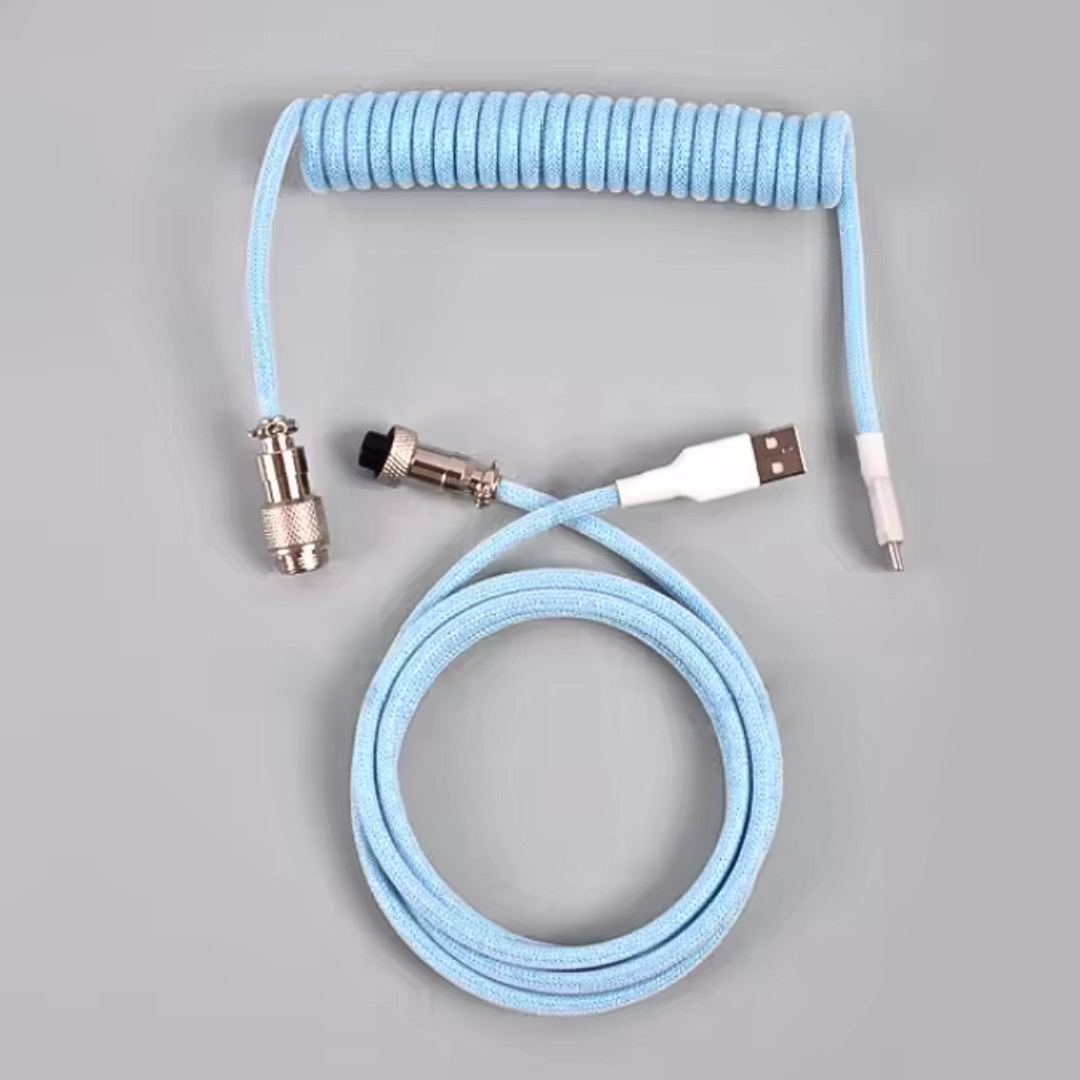 Coiled Keyboard Cables - uncapd. – Custom Gaming Mouse Pads | XXL & XXXXL Mouse Mats