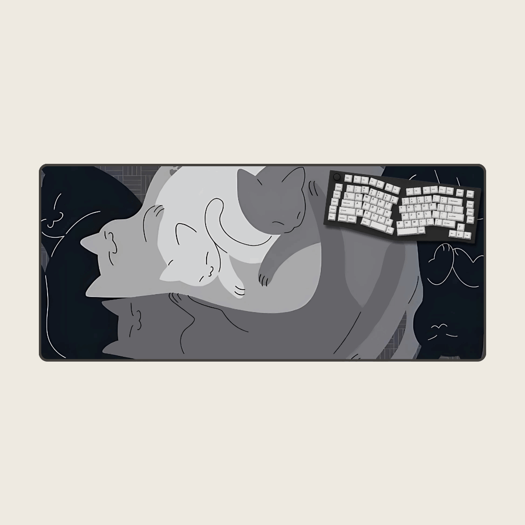 Grey - Purrfection Cat Mouse Pads