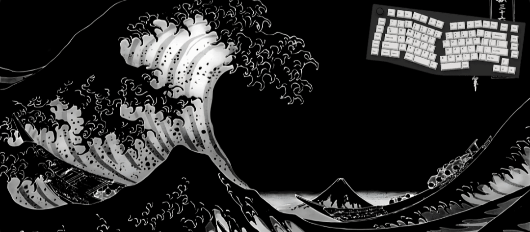 Ghost Break - Great Wave Mouse Pads