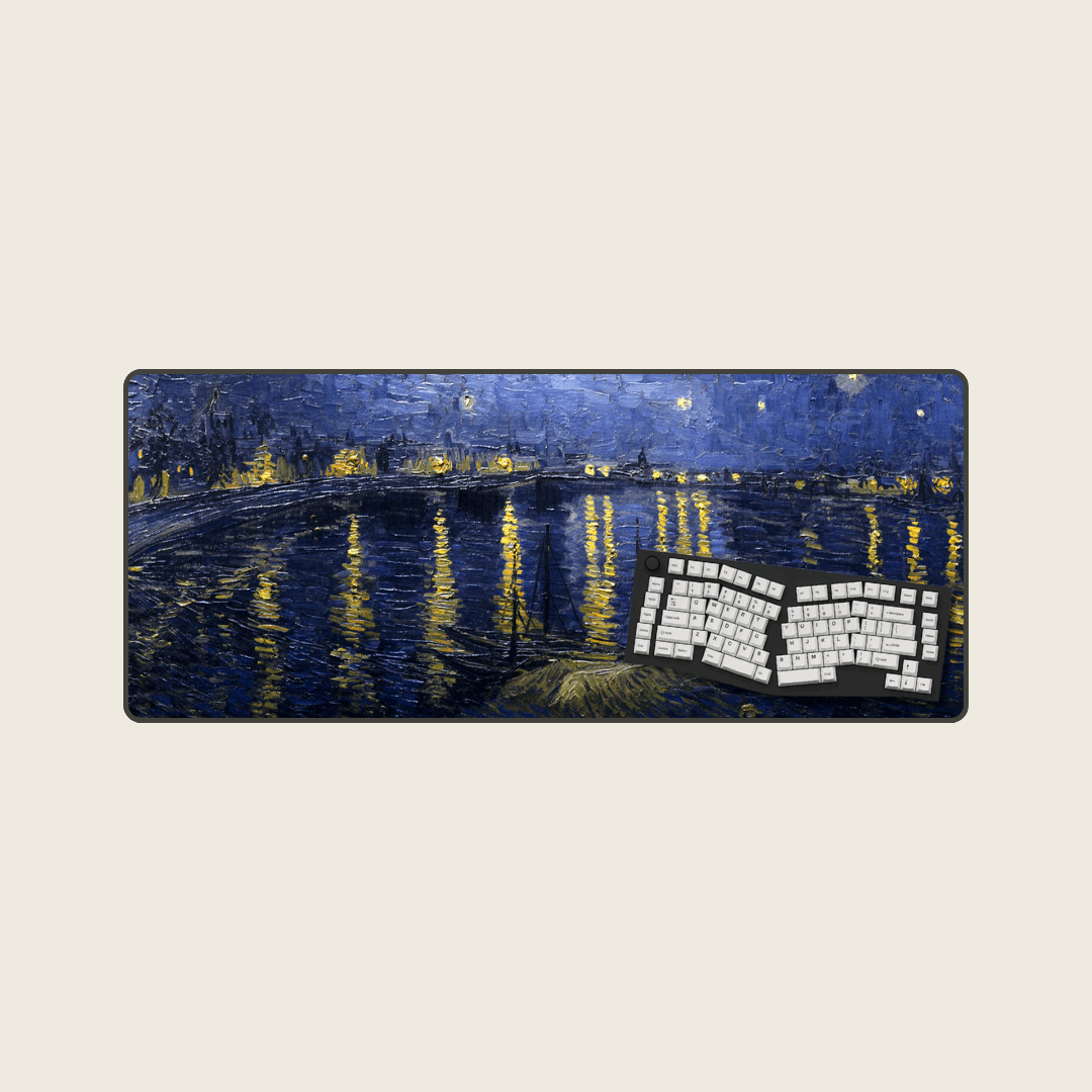 Celestial Rhone - Van Gogh Art Mouse Pads