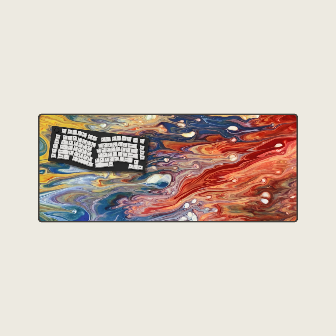 Mercury Mist - Swirl Mouse Pads