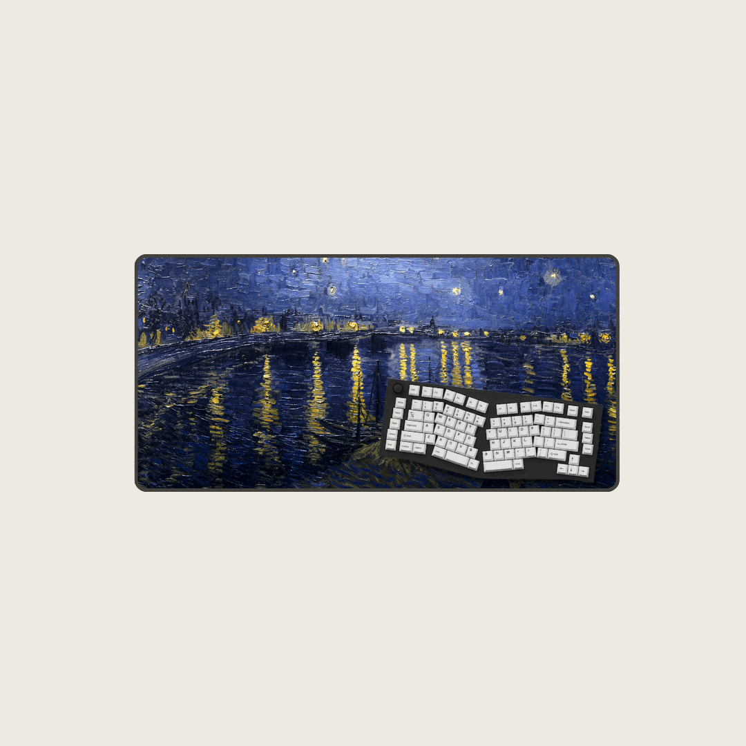 Celestial Rhone - Van Gogh Art Mouse Pads