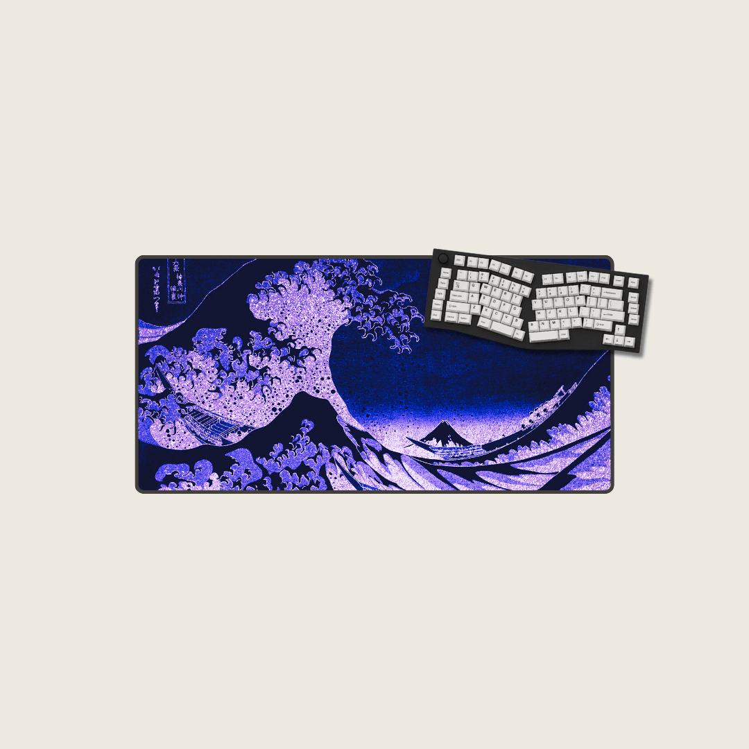 Nebula Curl - Great Wave Mouse Pads