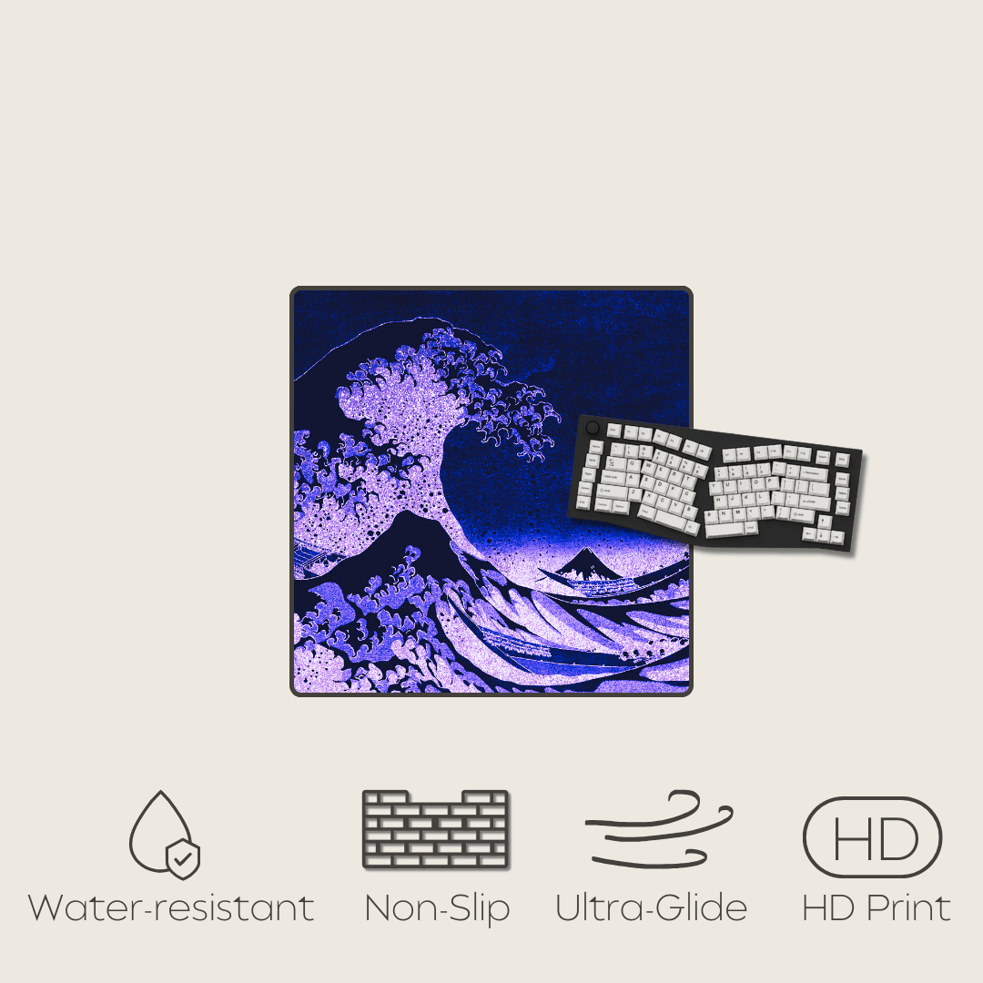 Nebula Curl - Great Wave Mouse Pads