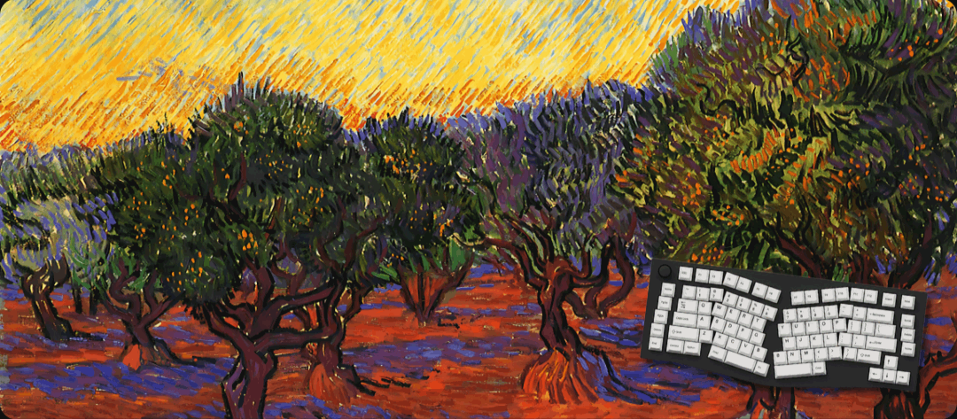 Fiery Fields - Van Gogh Art Mouse Pads