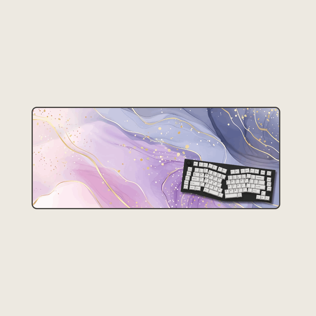 Petalite - Marble Mouse Pads