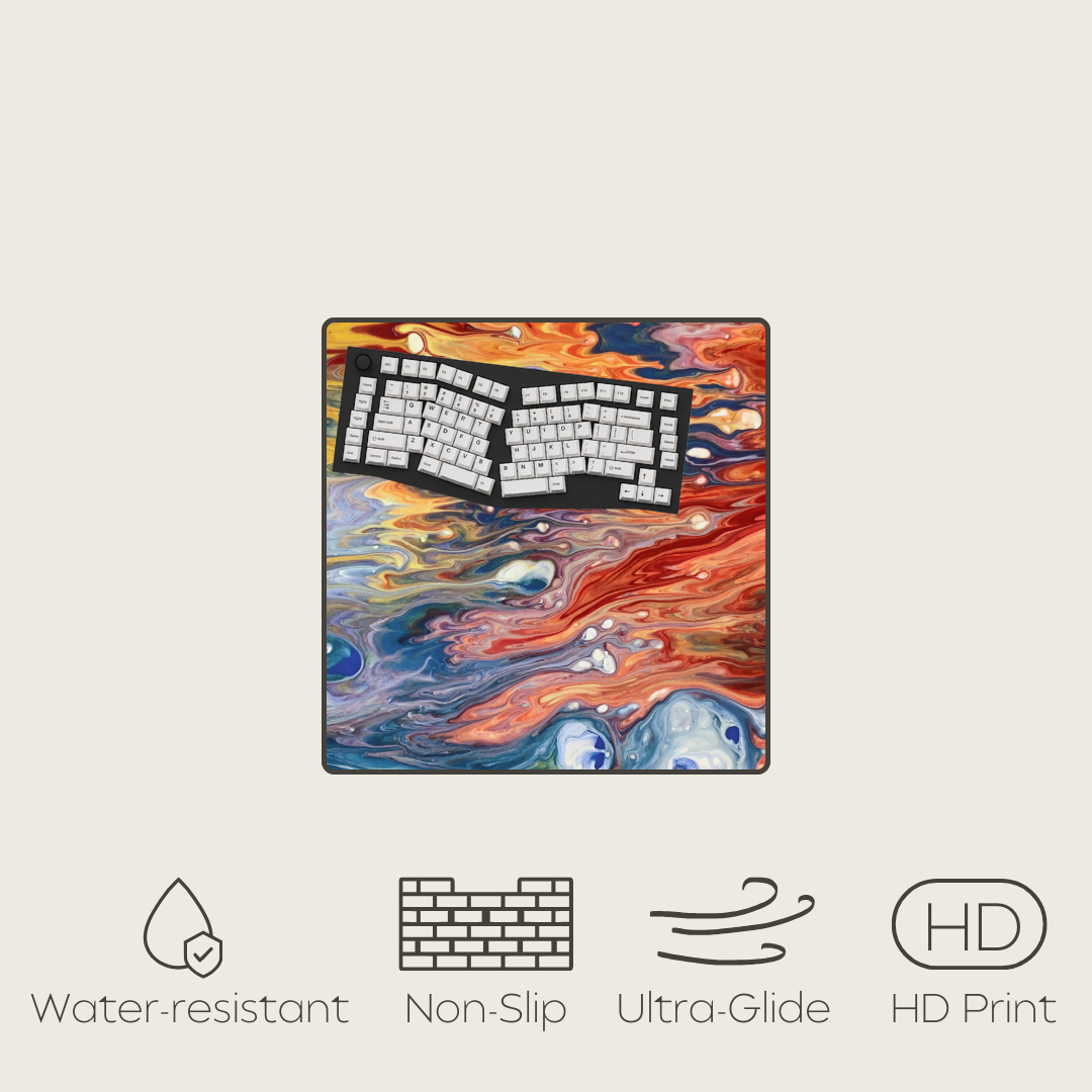 Mercury Mist - Swirl Mouse Pads