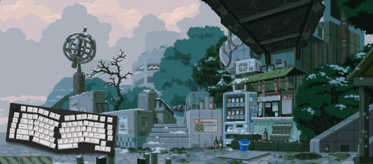 Polarised Peak - Cityscape Mouse Pads