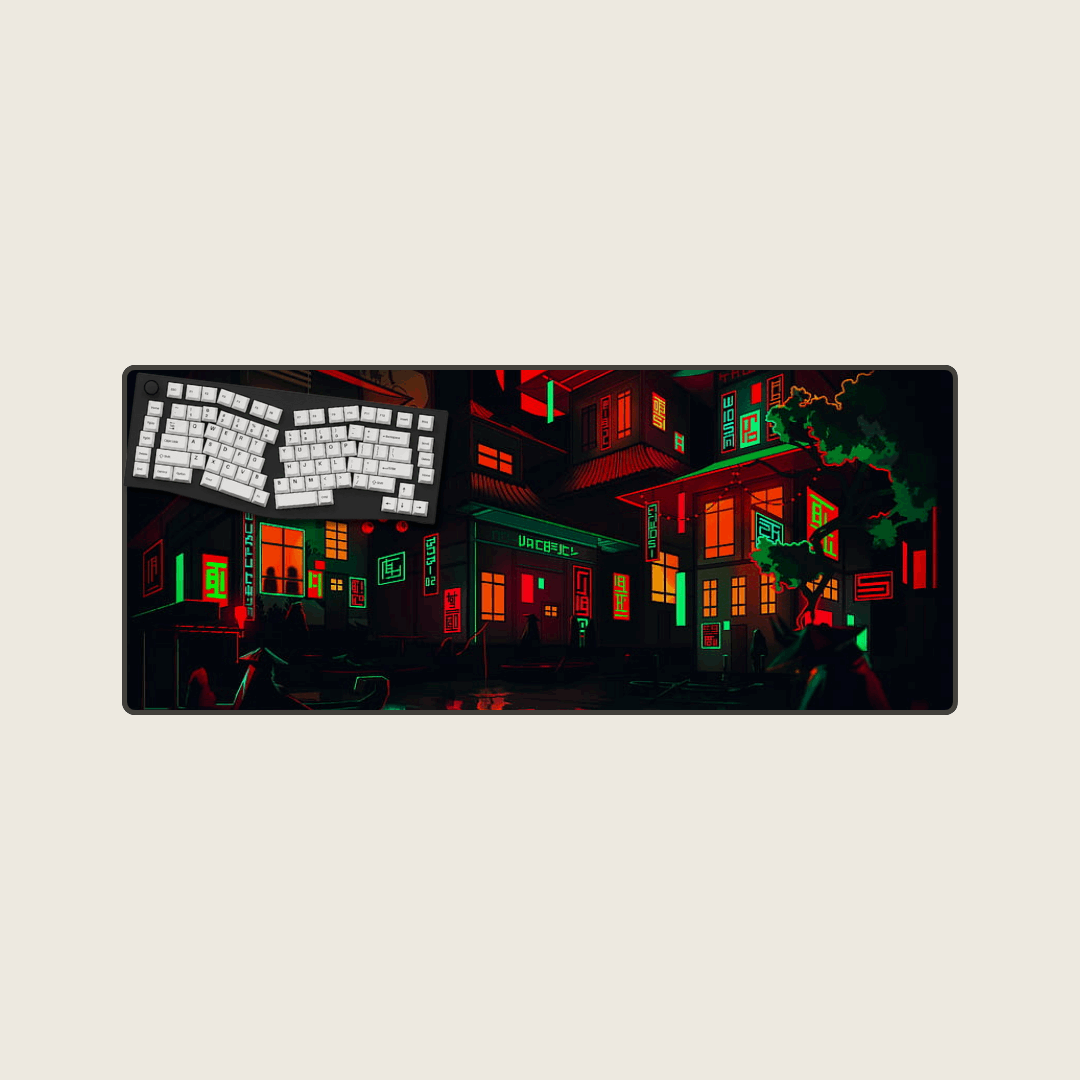 Neon Noir - Cityscape Mouse Pads