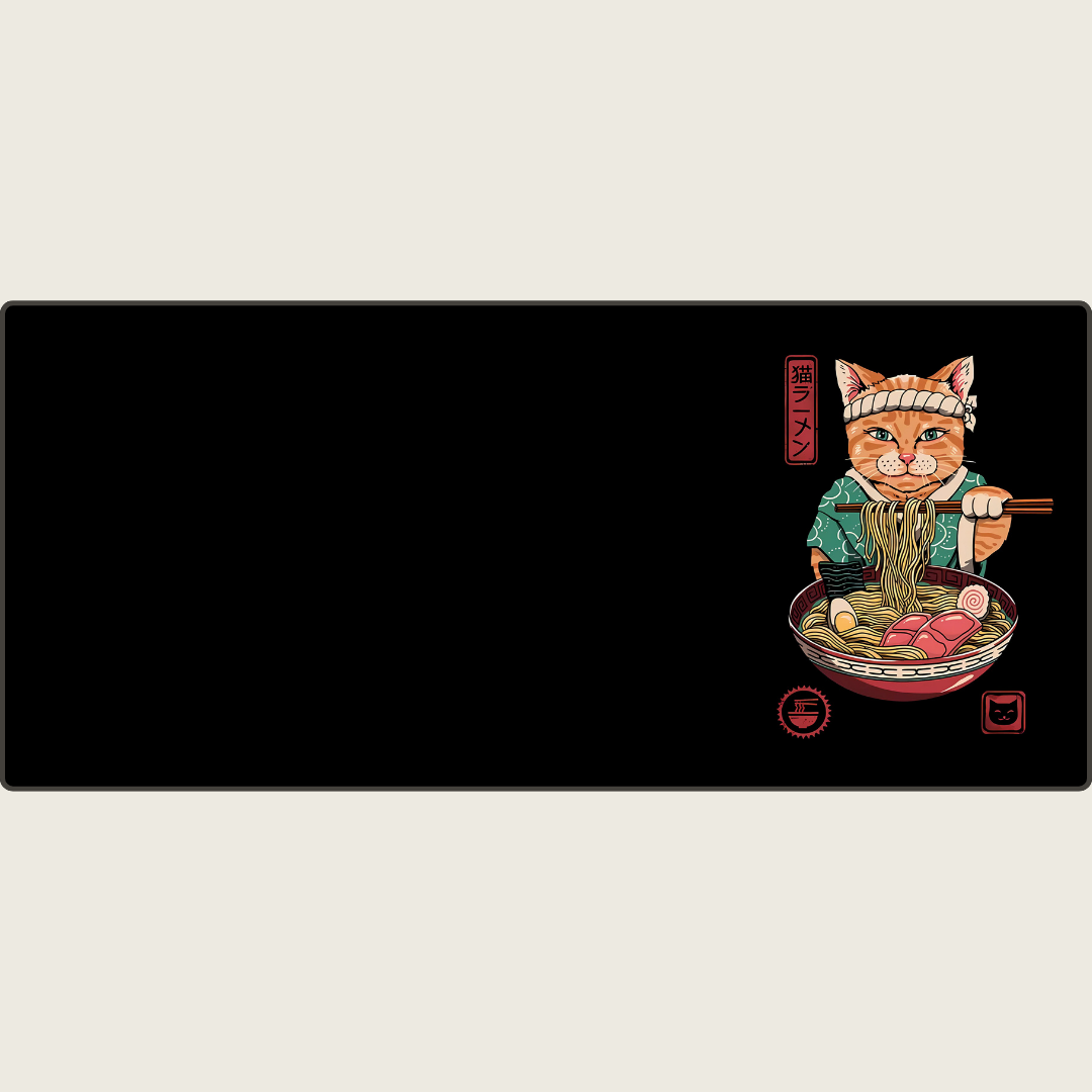 Mewdles - Ninja Cat Mouse Pads