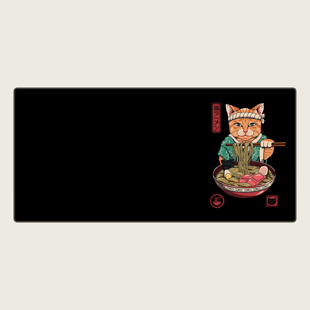Mewdles - Ninja Cat Mouse Pads