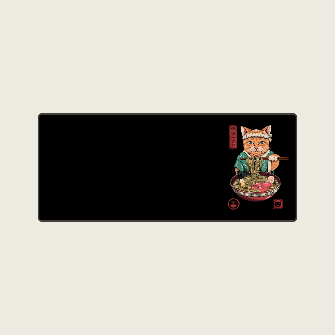 Mewdles - Ninja Cat Mouse Pads