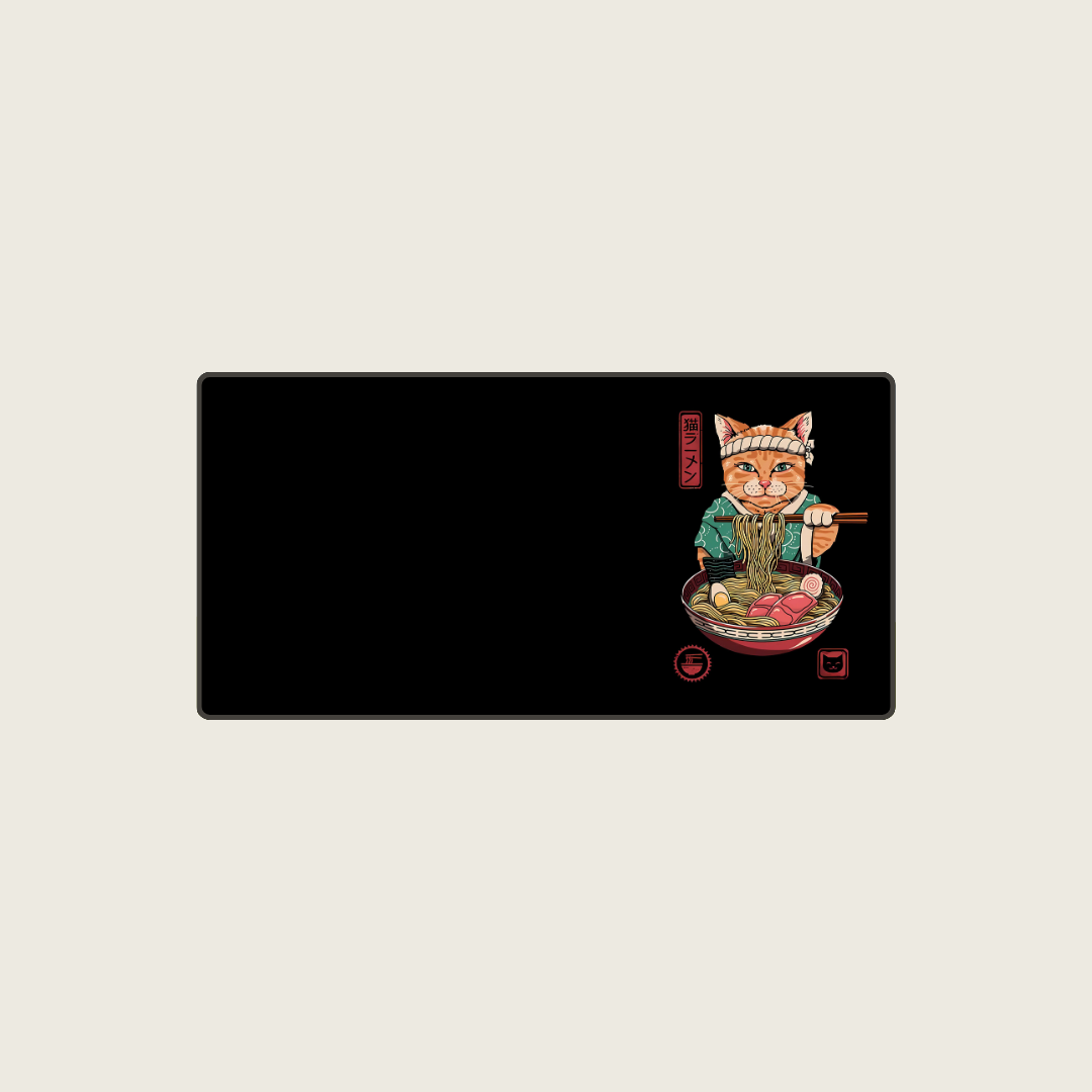 Mewdles - Ninja Cat Mouse Pads