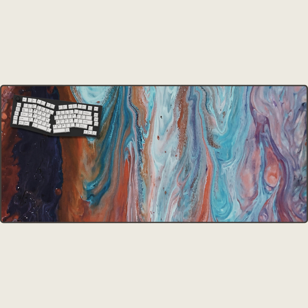 Gilded Jupiter - Swirl Mouse Pads
