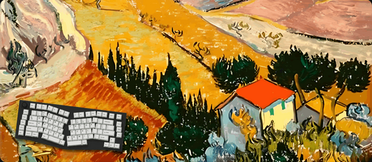 When in Auvers - Van Gogh Art Mouse Pads