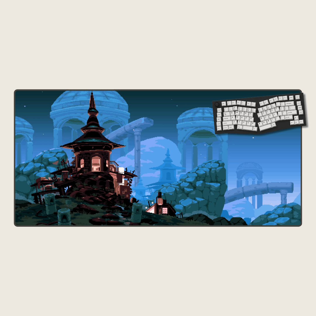 Aerial Azure - Cityscape Mouse Pads