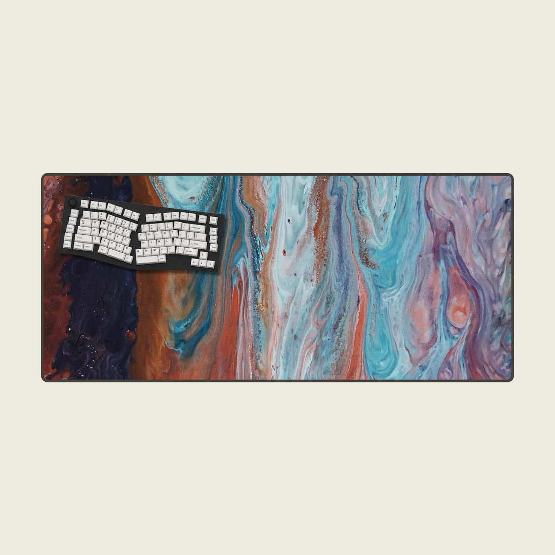 Gilded Jupiter - Swirl Mouse Pads