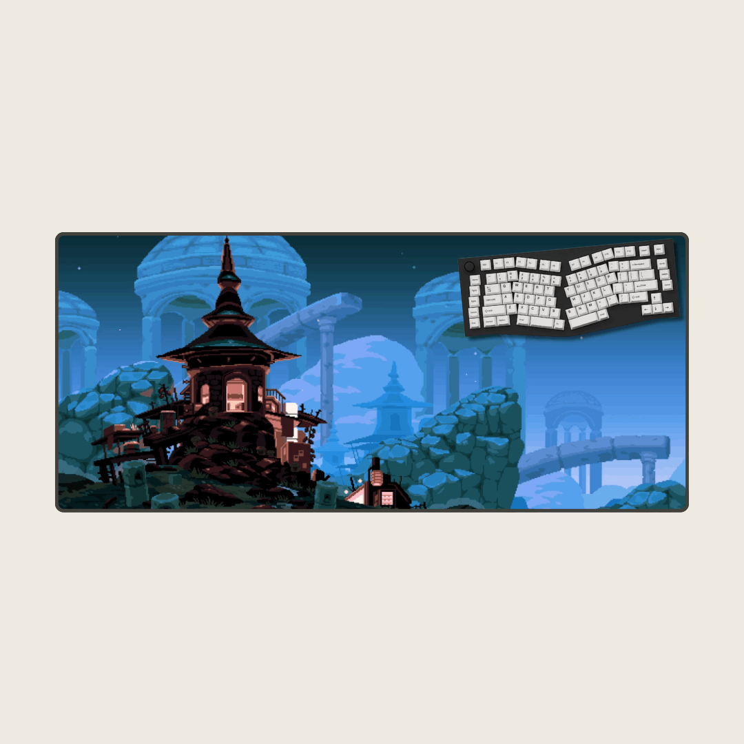 Aerial Azure - Cityscape Mouse Pads